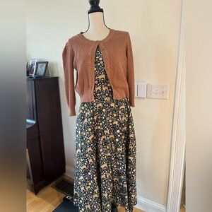 Retro inspired dress with Cardigan XL